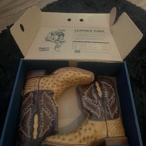 Tony Lama Ostrich Boots - Picture 7 of 8